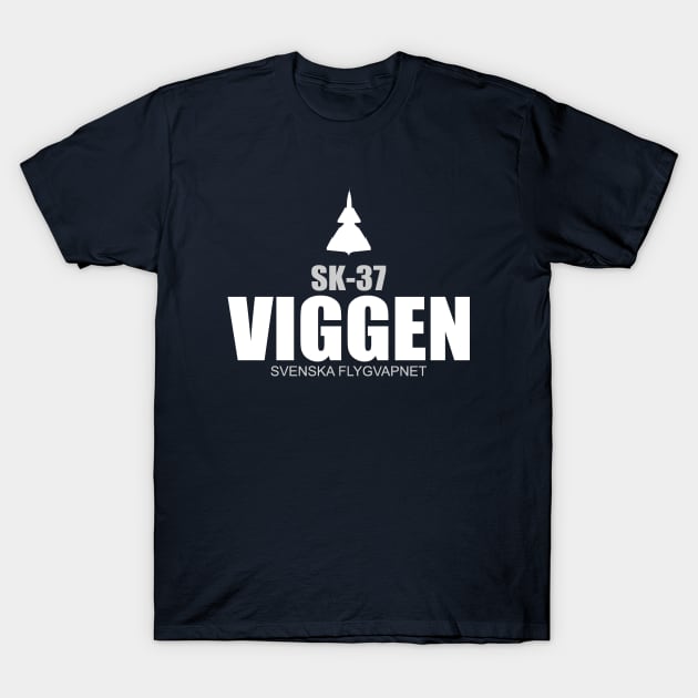 SK-37 Viggen T-Shirt by TCP